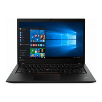 Lenovo ThinkPad X13 Gen 1 Guide D'utilisation