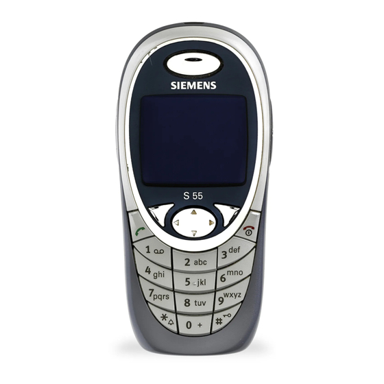 Siemens S55 Mode D'emploi
