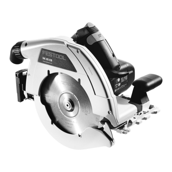 Festool HK 85 EB Notice D'utilisation Originale