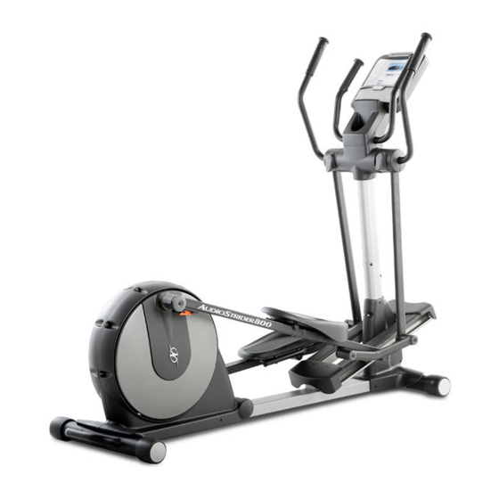 NordicTrack AudioStrider 800 Manuel De L'utilisateur