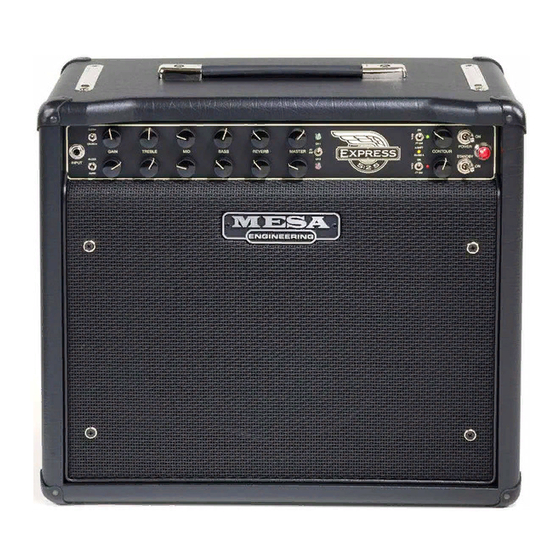 Mesa/Boogie Express Série Manuels