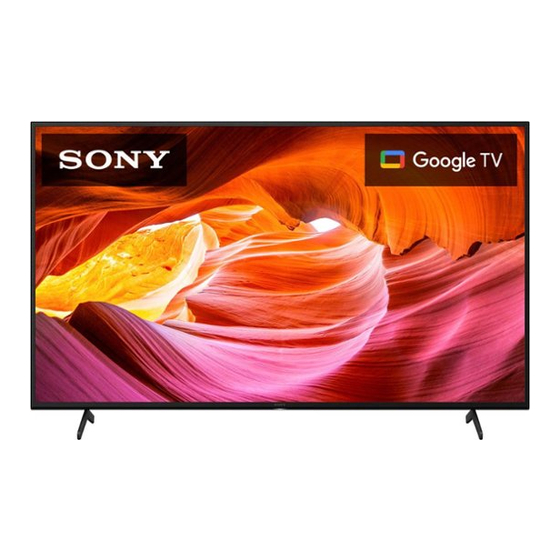 Sony BRAVIA KD-65X75K Manuels