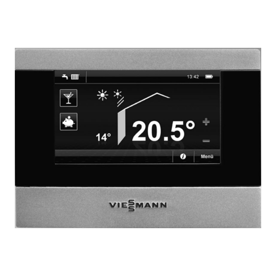 Viessmann VITOTROL 300 RF Notice D'utilisation Pour L'utilisateur