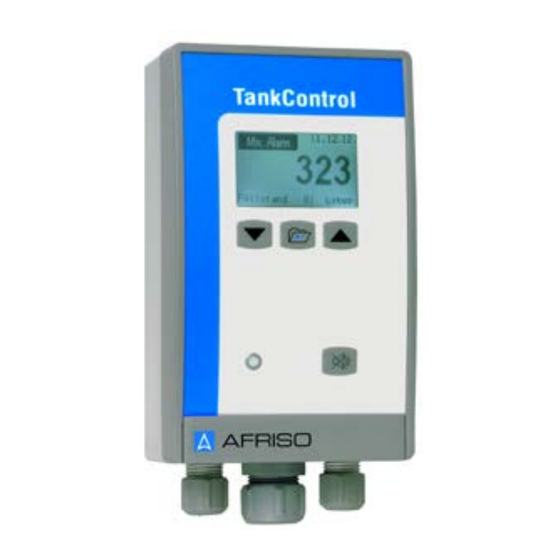 Afriso EURO-INDEX TankControl 10 Notice Technique