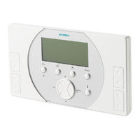 Siemens Synco living QAX910 Serie Mode D'emploi