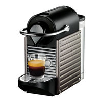Nespresso PIXIE ELECTRIC RED Manuel D'instructions