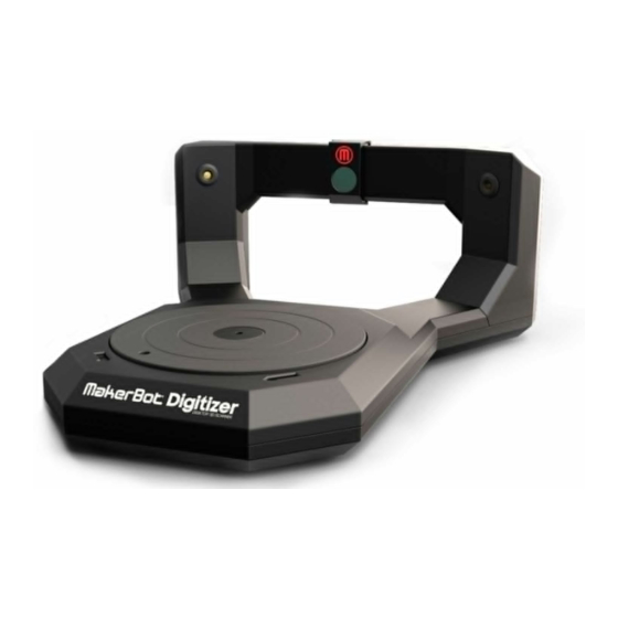 MakerBot Digitizer Manuel Utilisateur