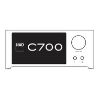 Nad C700 Manuel D'installation