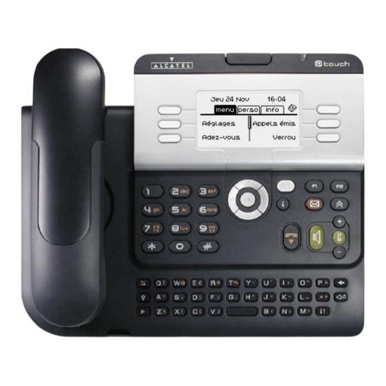 Alcatel 4028 Notice Utilisateur