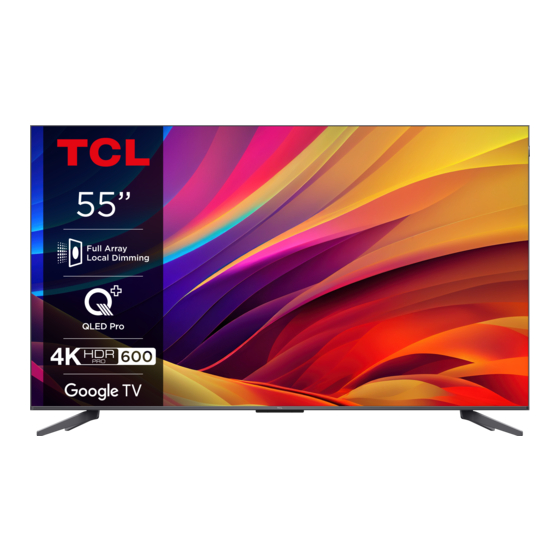 TCL 55QLED810 Mode D'emploi