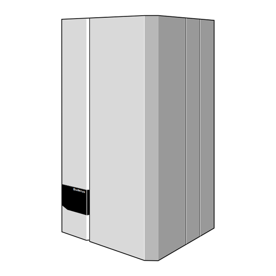 Buderus Logamax U122 Notice D'utilisation