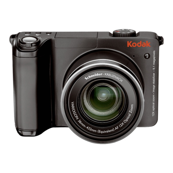 Kodak EASYSHARE Z8612 IS Mode D'emploi