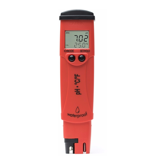Hanna Instruments HI98127 Manuel D'utilisation