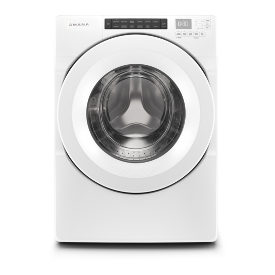 Troubleshooting; Possible Causes Amana NFW5800HW Guide D