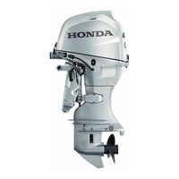 Honda BF40D Manuel D'utilisation