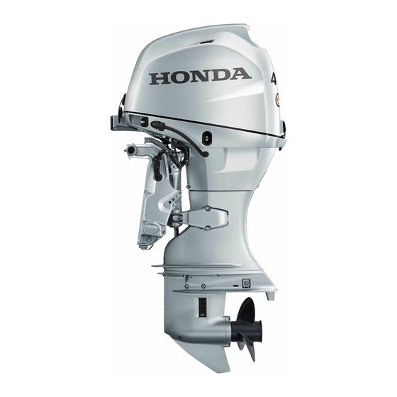 Honda BF40D Manuel D'utilisation