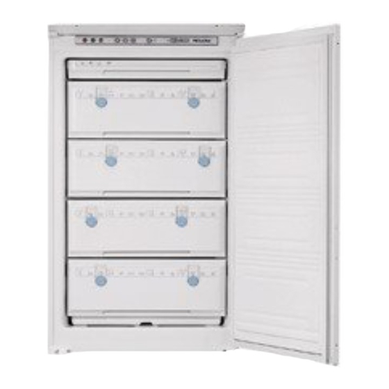 Miele F 311 i-6 Notice D'utilisation Et De Montage