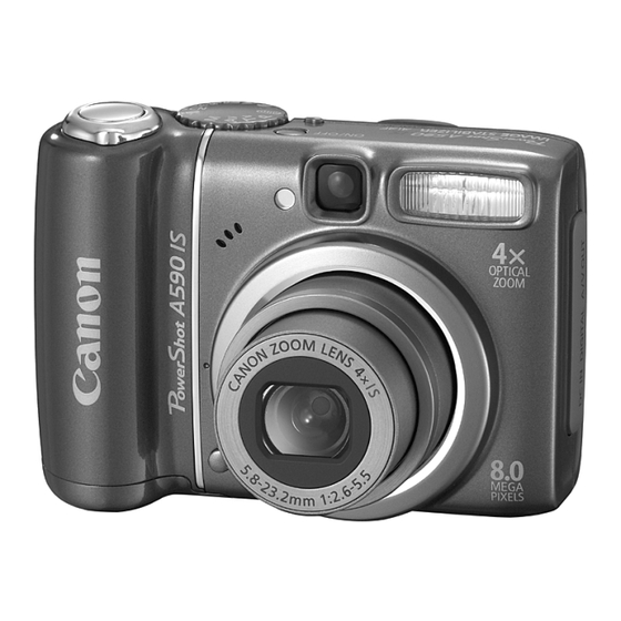 Canon POWERSHOT A590 IS Guide D'utilisation