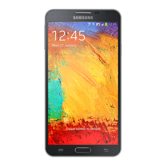 Samsung Galaxy Note 3 Neo Duos Mode D'emploi