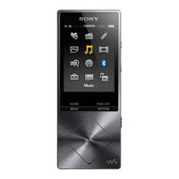 Sony NW-A25 Guide D'aide