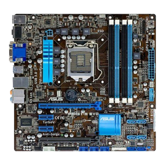 Asus P8H61-M EVO Mode D'emploi