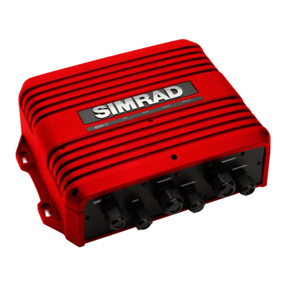Simrad BSM-3 Manuel D'installation