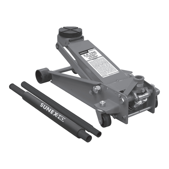 Sunex Tools 66037 Instructions D'utilisation