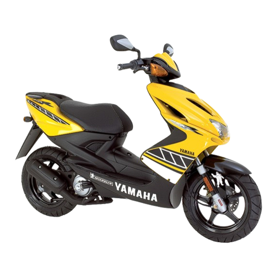 Yamaha AEROX YQ50 2018 Manuel Du Propriétaire