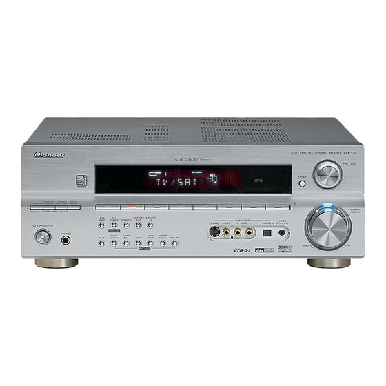 Pioneer VSX-915-S Mode D'emploi