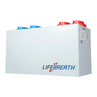 Lifebreath VRE 30 ERV Guide D'installation