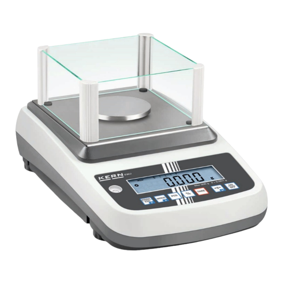 KERN EWJ Serie Notice D'utilisation