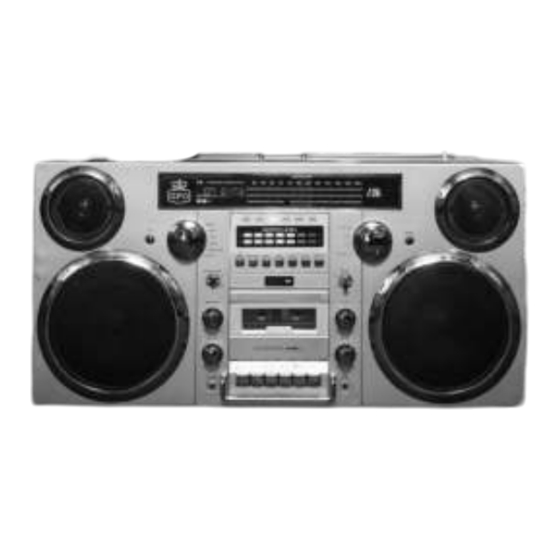 GPO Brooklyn Boombox Manuel D'utilisation