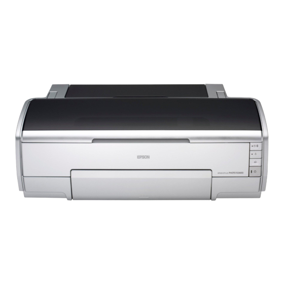 Epson STYLUS PHOTO R2400 Manuel D'utilisation