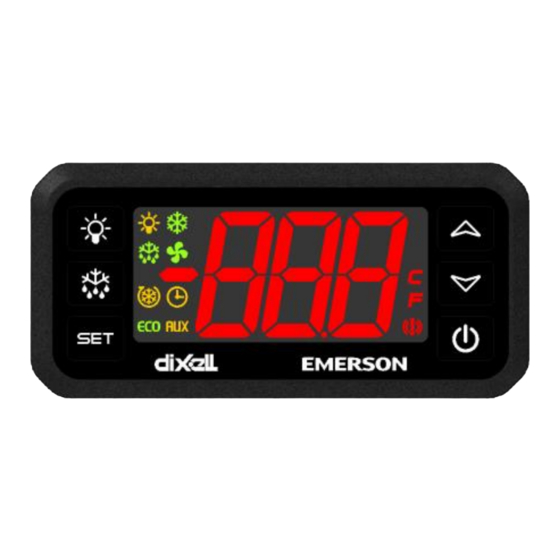 Emerson Dixell XR20CH Notice D'installation Et D'utilisation