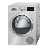 Bosch WTG86400KE Manuel D'utilisation Et Notice D'installation