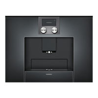 Gaggenau CMP250-100 Notice De Montage
