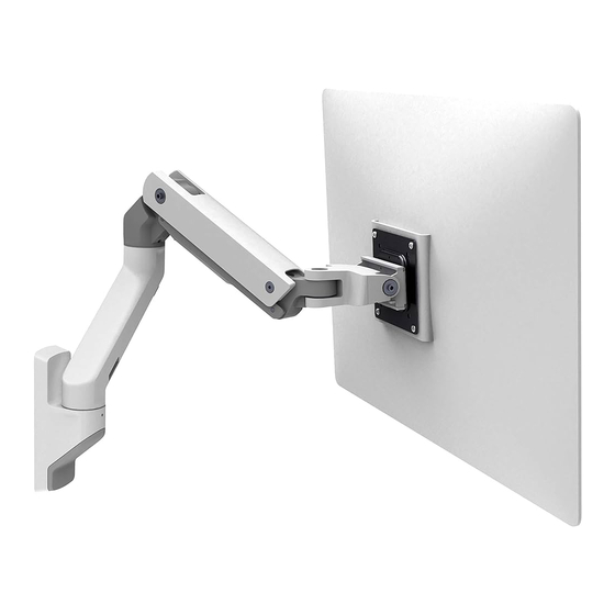 Ergotron HX Wall Monitor Arm Manuels