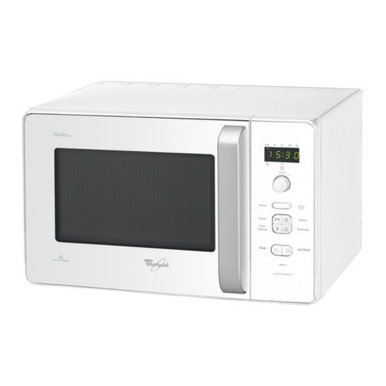 Whirlpool COMPACT EASYTRONIC MWD 242 WH Mode D'emploi