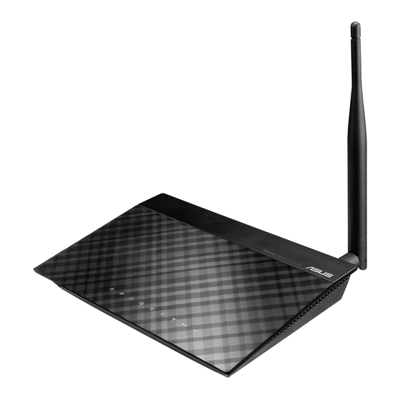 Asus RT-N10U Manuel De L'utilisateur