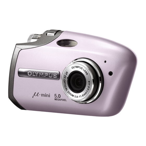 Olympus Stylus Verve S Manuel Avance