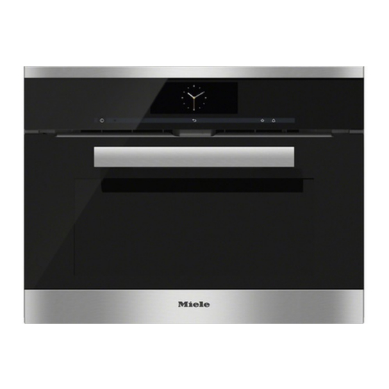 Miele H6800BP Notice D'utilisation Et De Montage