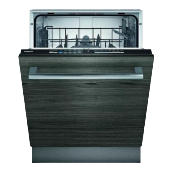 Siemens SN61IX09TE Notice D'utilisation