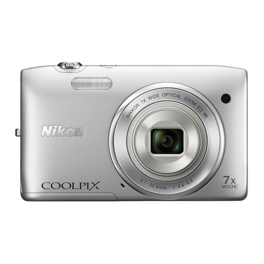 Nikon Coolpix S3500 Manuel De Référence