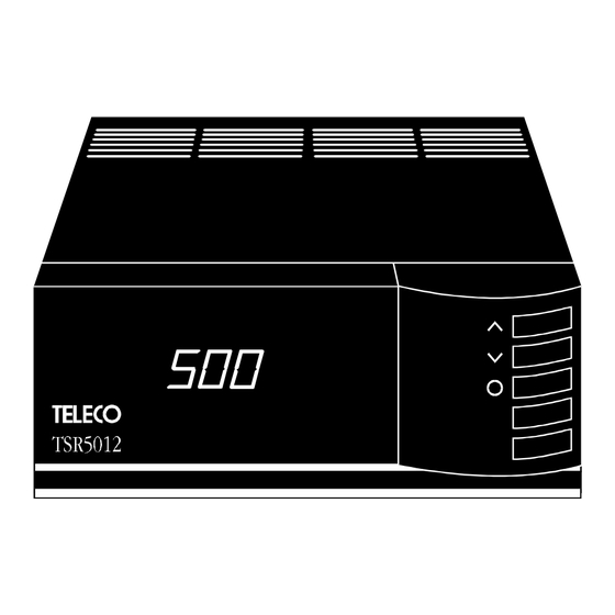 Teleco TSR5012 Mode D'emploi