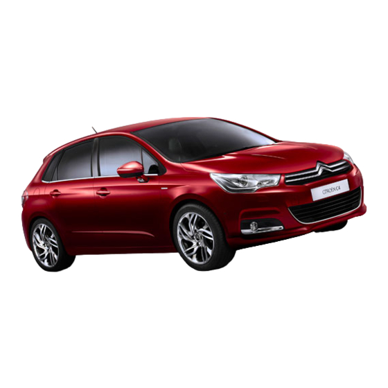 CITROEN C4 Notice D'emploi