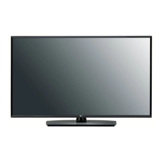 LG 49UT340H0UA Guide De Configuration Rapide