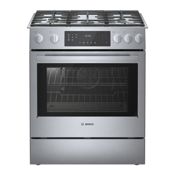 Bosch HDI8054UC Manuel D'installation