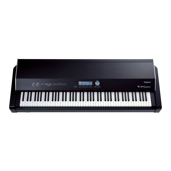 Roland V-Piano Mode D'emploi