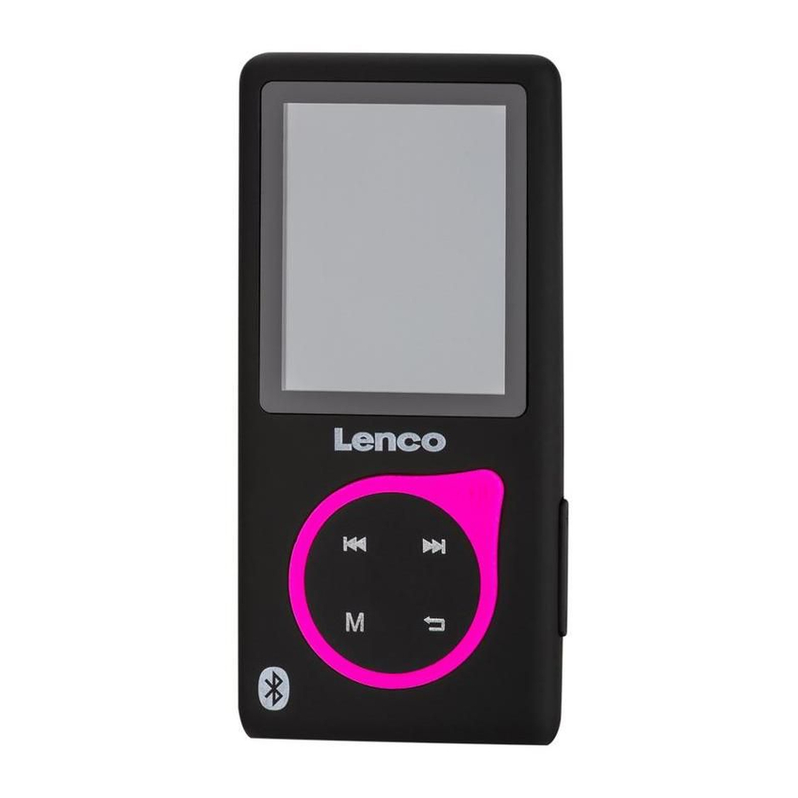 LENCO Xemio-768 Guide Rapide