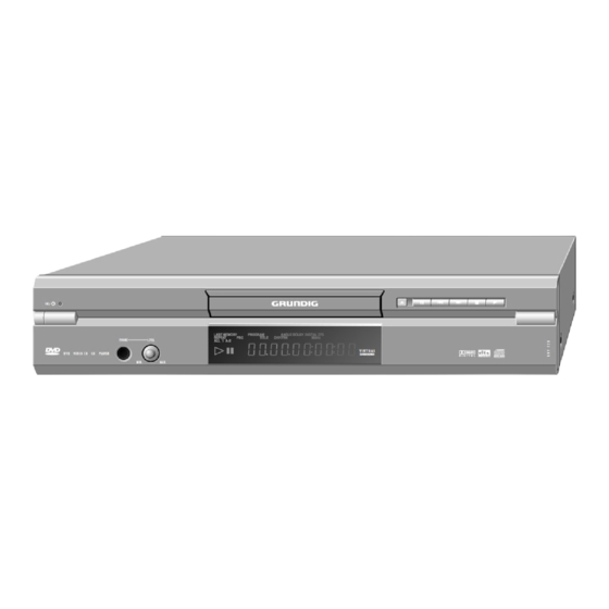 Grundig GDV 120 Mode D'emploi